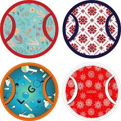 Ледянки на заказ Renna Poly, 45x45x1 см, ширина ручек 3 см