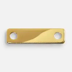 Шильдик металлический Alfa Liten, 0,6х2,2 см