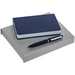 Набор Intact, ежедневник 10х16 см; ручка: 14,3х1,2 см; упаковка: 21,5х17х2,8 см