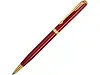 Ручка шариковая тонкая Parker модель SON13 SLM RED GT BP FBLK GB, красный/золотистый