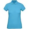 Рубашка поло женская Inspire темно-синяя, размер XS