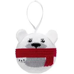 Елочный шар «Мишка», диаметр 8 см