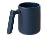 Кружка матовая с прямой ручкой Axio, 360 мл, темно-синий