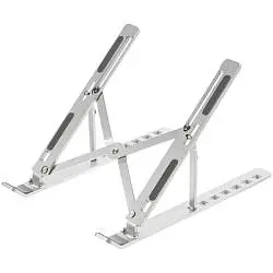 Подставка для ноутбука и планшета Scaffold Light, 17x1,4x24 см; в сложении 4,5x1,4x24 см; мешочек: 25x7 см; упаковка: 27,5x6x3 см