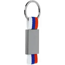 Брелок Flagsta, 6,3x3x1 см, диаметр кольца 3,2 см; упаковка: 4,5x10x1 см