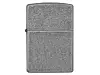 Зажигалка ZIPPO Classic с покрытием ™Plate, латунь/сталь, серебристая, матовая, 38x13x57 мм