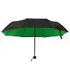 Зонт  Glamour, черно-зеленый