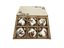 Набор новогодних шаров Русские сказки