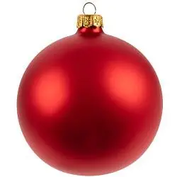 Елочный шар Gala Matt в коробке, 10 см, диаметр шара: 10 см; коробка: 10,8х13х10,8 см