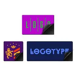 Лейбл из ПВХ на липучке на заказ Tau Patch, площадь до 20 см²