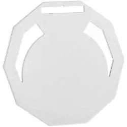 Медаль Steel Deca, 8x7,5x0,2 см