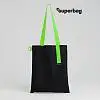 Шоппер Superbag black (чёрный с синим)