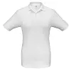 Рубашка поло Safran белая, размер S