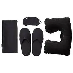 Дорожный набор onBoard, мешок: 35х17 см; тапки: длина подошвы 30 см; упаковка: 33х14х5 см