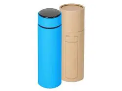 Вакуумный термос Module X с индикатором температуры и медной изоляцией, 500 мл, крафтовый тубус