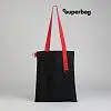 Шоппер Superbag black (чёрный с синим)
