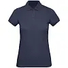 Рубашка поло женская Inspire темно-синяя, размер XS