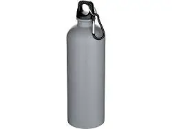 Бутылка для воды с карабином Орегон, нержавеющая сталь, 750 мл