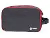 Несессер TORBER, дорожный, чёрный/бордовый, полиэстер 300D, 27 х 17 х 14 см