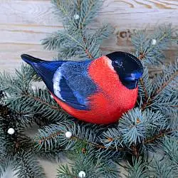 Игрушка-антистресс «Снегирь», 23х12х8 см