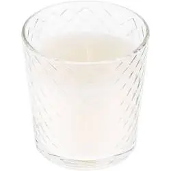 Свеча ароматическая Ristoro, прозрачная, диаметр дна 6,5 см, высота 8,5 см, диаметр верха 7,9 см