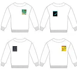 Вязаный карман на заказ Fondo, 9х12 см