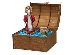 Подарочный набор: кукла фарфоровая, крем-мёд с лаймом и имбирем