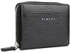 Кошелёк женский BUGATTI Lady Top, на молнии, серый, натуральная воловья кожа, 12х2,5х9 см