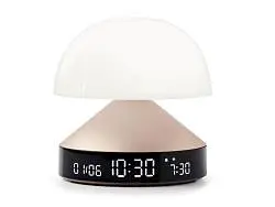 Светильник с часами и световым будильником Mina Sunrise