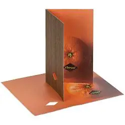 Открытка «Мандарин добра», 7,5х12 см