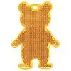 Пешеходный светоотражатель «Мишка», 7х5х0,6 см