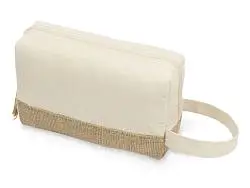 Косметичка Jute с ручкой из хлопка и джута