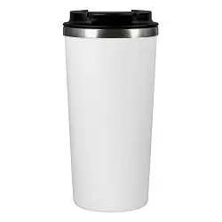 Термокружка вакуумная Палермо (Palermo), серая, гладкая поверхность