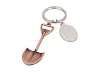 Брелок с шильдом, бронзовый
