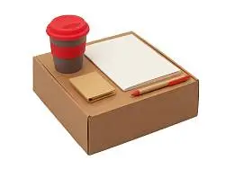 Набор Halm с блокнотом, ручкой и стаканом