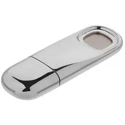 Флешка биометрическая Uniscend Tactum Fast, 6,3х2х0,9 см; упаковка: 12,1x8,1x2,1 см