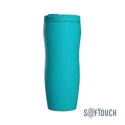 Термостакан "Монтана", покрытие soft touch, 0,4 л., черный