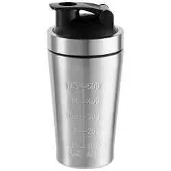 Спортивный шейкер Hard Work, высота 19,2 см, ширина 9,5 см, диаметр дна 7,2 см