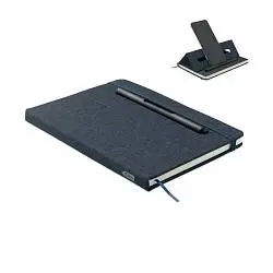 A5 notebook with phone holder