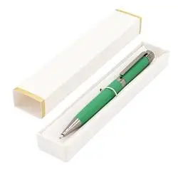 Ручка Senator в коробке Cradle белой с позолотой