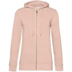 Толстовка на молнии с капюшоном женская BNC Organic, XS–XXL