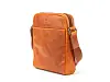 Сумка через плечо KLONDIKE DIGGER Jake, натуральная кожа в темно-коричневом цвете, 26 x 22 x 7 см