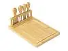 Набор для сыра из бамбука со съемной подставкой Camembert