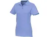 Женское поло Helios с коротким рукавом, светло-синий