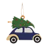 Ёлочная игрушка Машинка (синий)