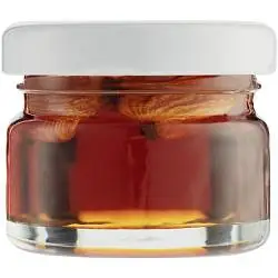 Миндаль Nutree в сиропе шиповника, диаметр 4,5 см; высота 3,6 см