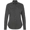 Рубашка женская Becker Women, темно-серая с белым, размер XS