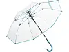Зонт 7112 AC regular umbrella FARE® Pure  transparent-petrol