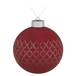 Елочный шар King, 10 см, диаметр 10 см; коробка: 10,5х10,5х12,6 см