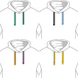 Вязаный шнурок в капюшон на заказ Tape, 1,5х100 см